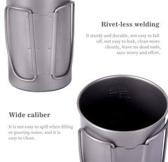 iBasingo titanium bottle seal with silicone gasket prevents leaks on the go.
