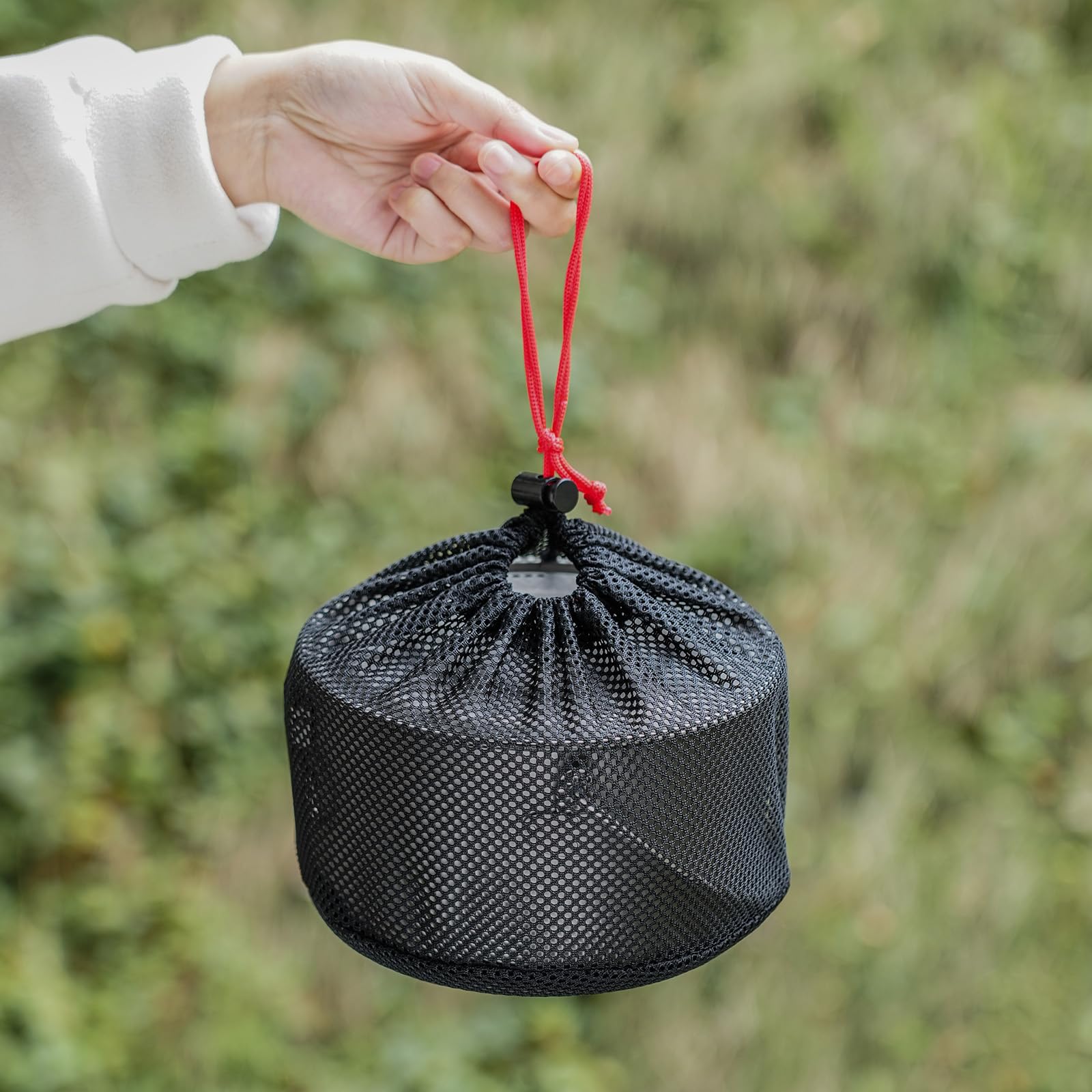 iBasingo titanium camping pot compact travel box ready for transit