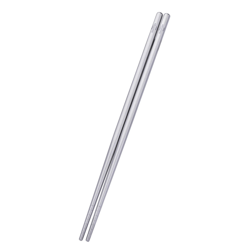 iBasingo titanium chopsticks with anti-slip tips for secure grip during meals