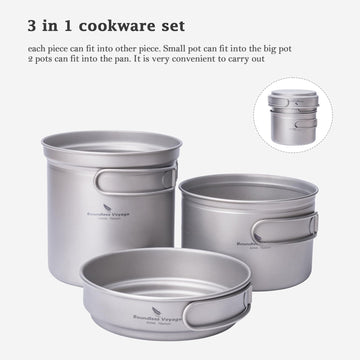 iBasingo titanium 1080ml pot ideal for soups and noodles.