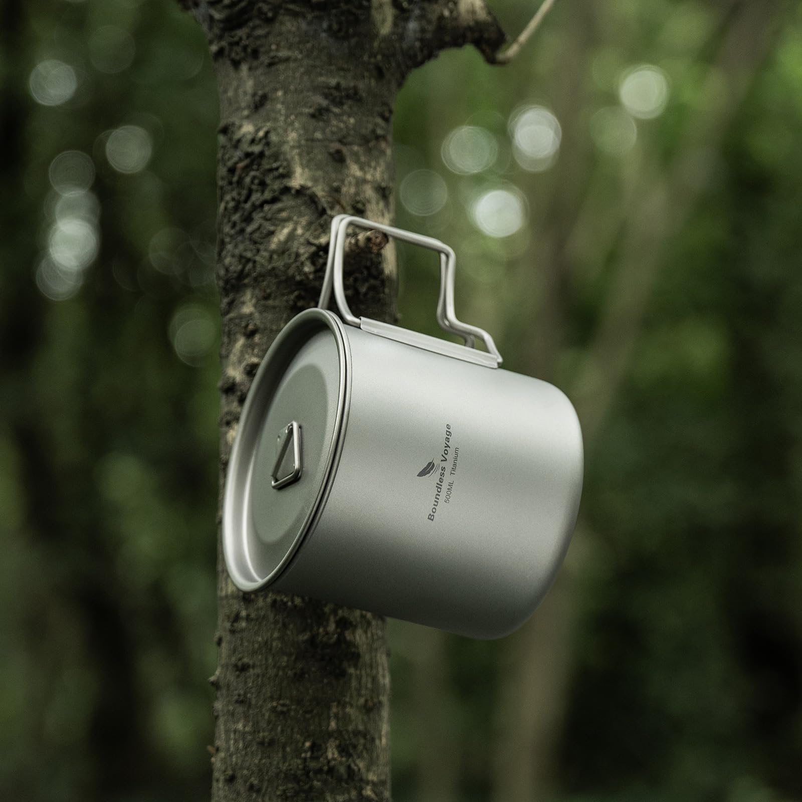 Durable bottom design of iBasingo titanium cup for stable placement.
