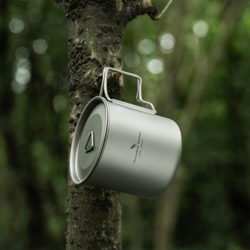 Durable bottom design of iBasingo titanium cup for stable placement.