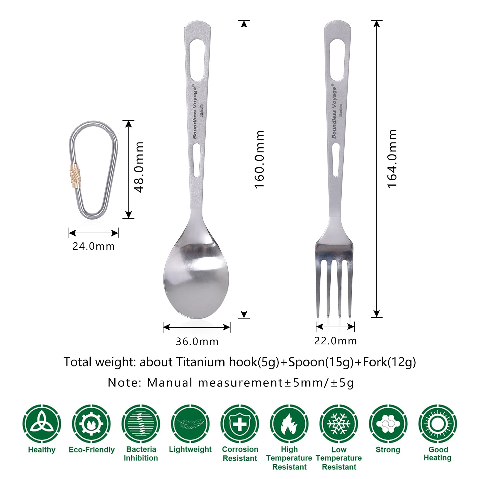 Close-up of oxide surface on iBasingo titanium cutlery preserving natural flavors