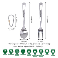 Close-up of oxide surface on iBasingo titanium cutlery preserving natural flavors