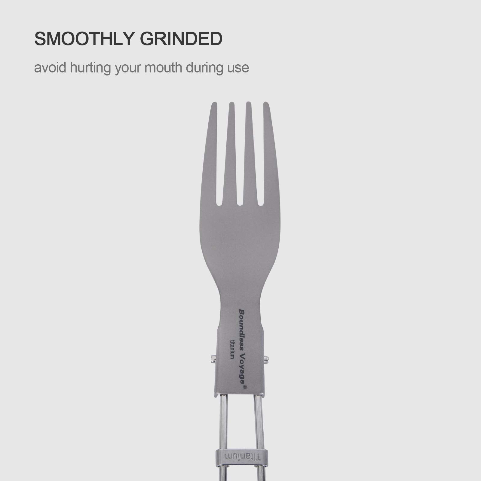 iBasingo durable corrosion-resistant utensil withstands camping, picnics, and daily travel