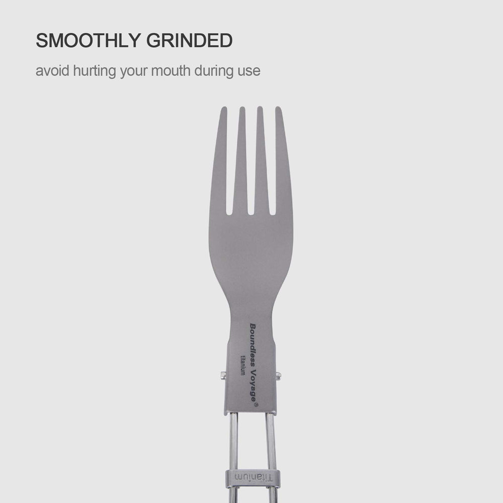 iBasingo durable corrosion-resistant utensil withstands camping, picnics, and daily travel
