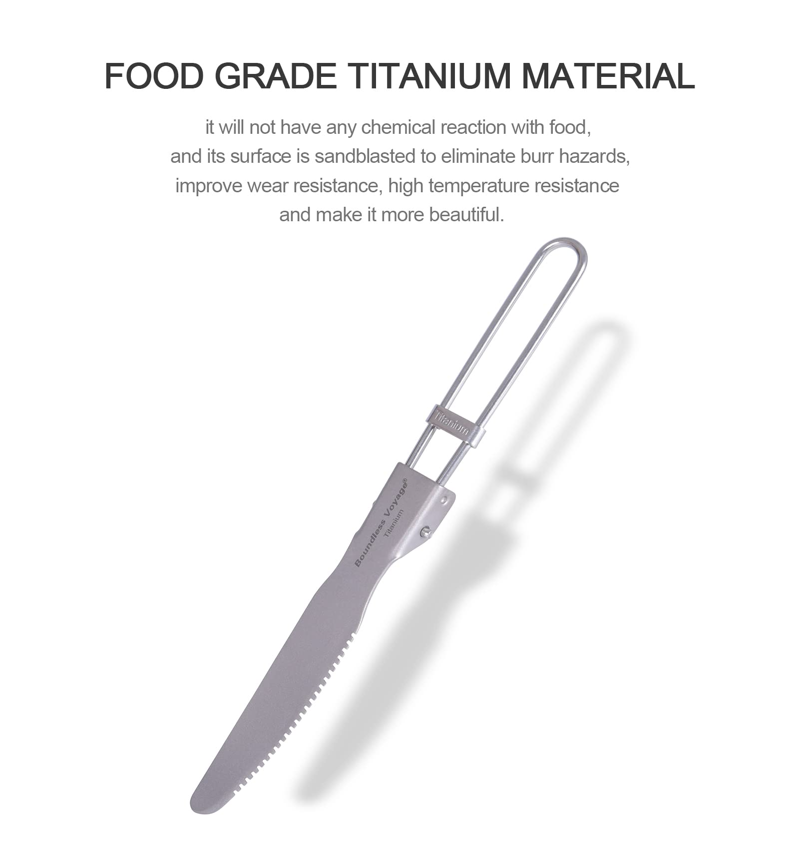 iBasingo hangable knife for easy drying and organized camping kit