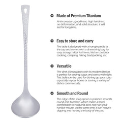 iBasingo Ti1062T texture close-up highlights lightweight, sturdy titanium material.