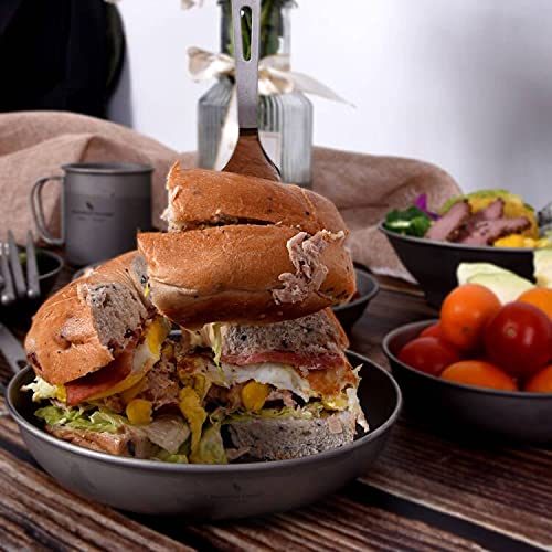 iBasingo titanium outdoor tableware suited for campsite meals