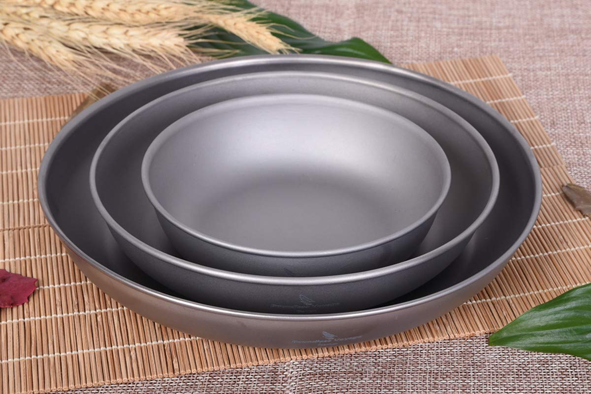 iBasingo titanium pans with compact storage for backpacks