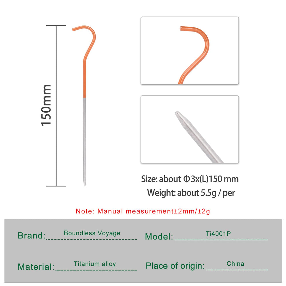 iBasingo titanium peg 15cm ground insertion shows strong hold on hard soil