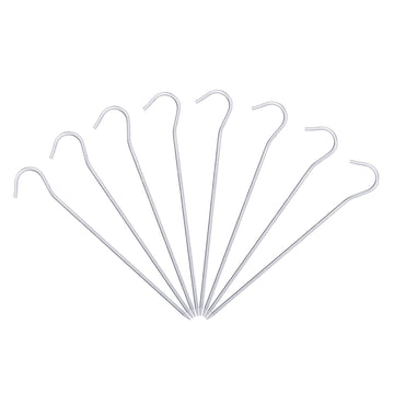 iBasingo titanium 200mm peg shows thick, sturdy design for firm ground grip