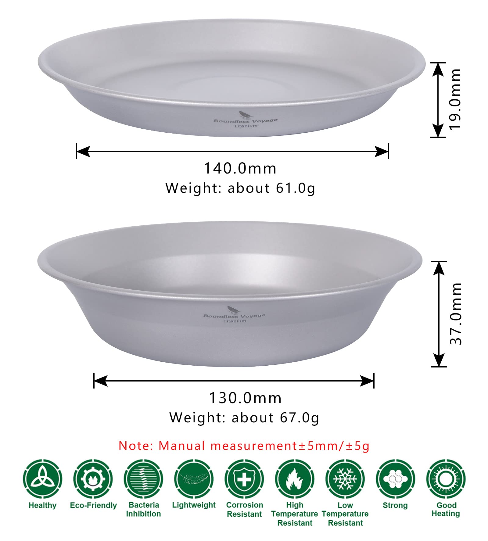 iBasingo plate and bowl combo nests neatly for organized camping packs