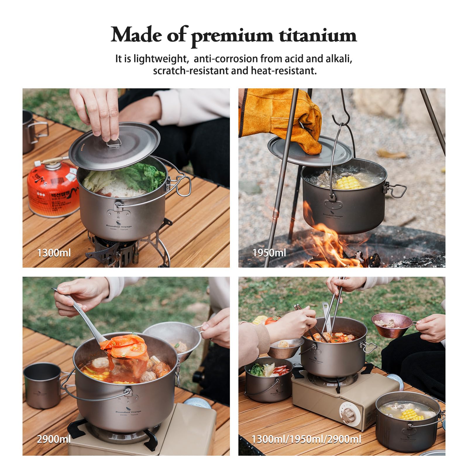 ibasingo measurement marks on pot for precise cooking