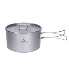 iBasingo titanium pot mouth open for easy add-ins and cleaning