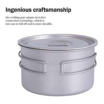 iBasingo light and compact pot for backpacking