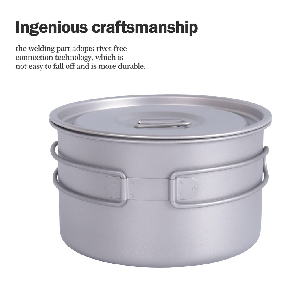 iBasingo light and compact pot for backpacking