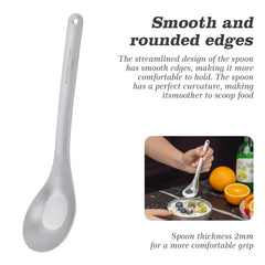 iBasingo burn-resistant long handle keeps hands safe from steam outdoors.