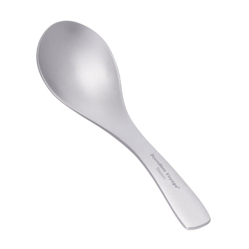 iBasingo titanium spoon with drawstring bag for travel
