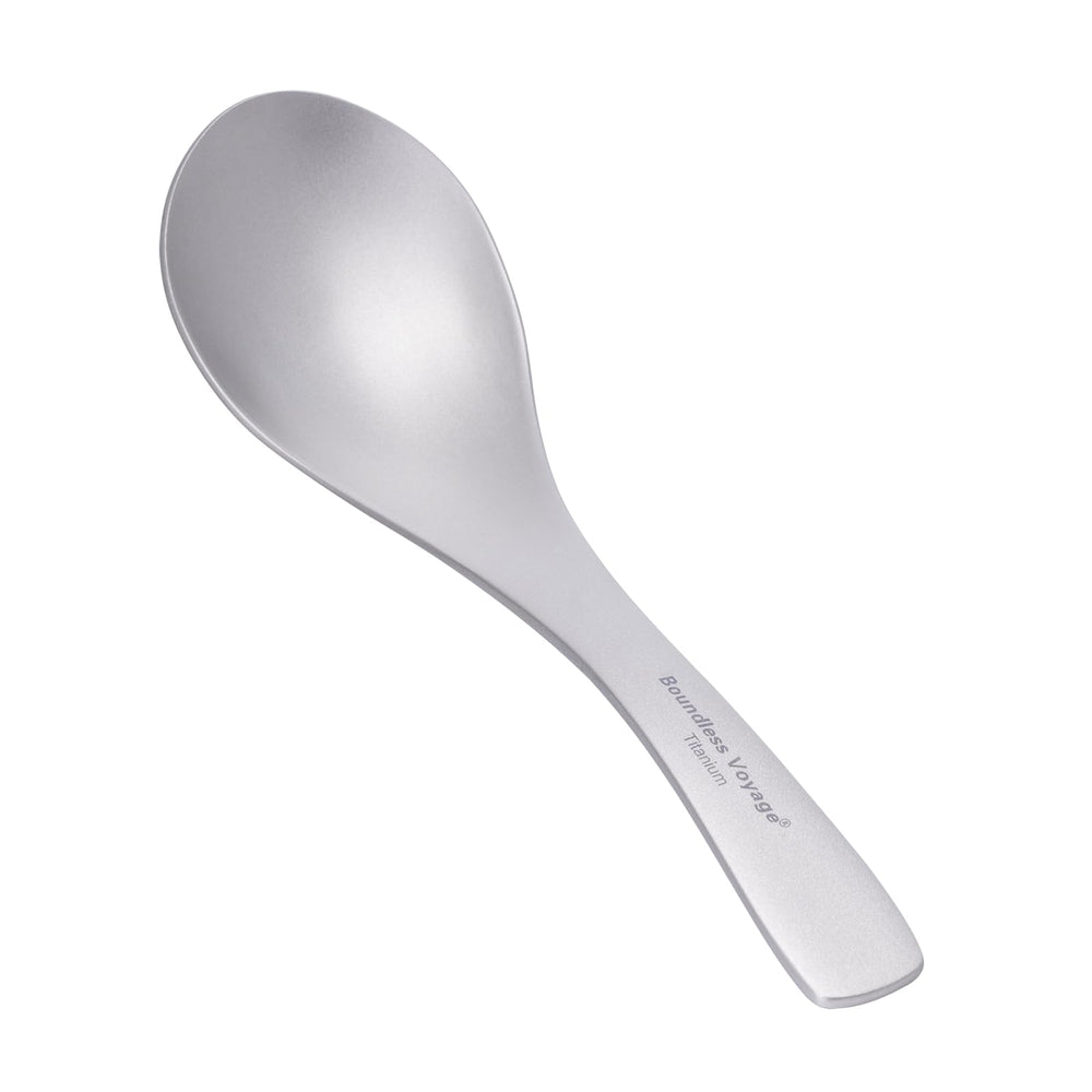 iBasingo titanium spoon with drawstring bag for travel
