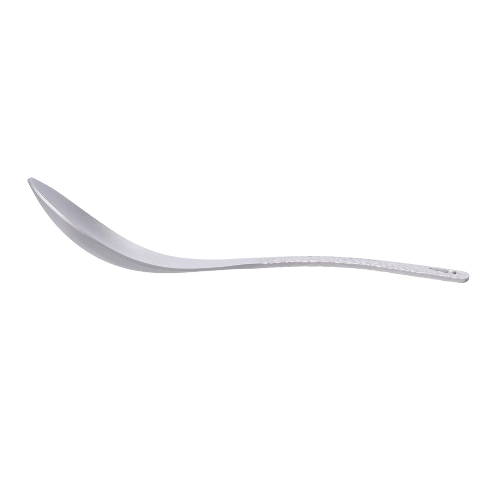 Dishwasher safe spoon is easy to clean after camping or picnics.