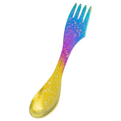 iBasingo titanium spork 3-in-1 assembly for easy camping meals.