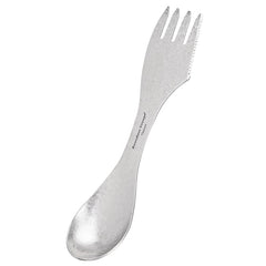 ibasingo titanium spork 3-in-1 spoon fork knife ideal for camping, lightweight and easy to clean