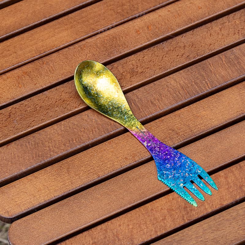 iBasingo ultralight spork at 26.7 g, ideal for backpacking.