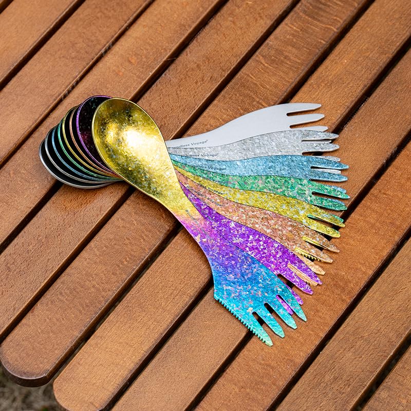 iBasingo spork ultralight at 26.7g, ideal for backpacking and travel