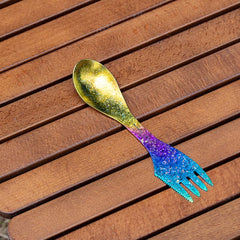 iBasingo ultralight spork at 26.7 g, ideal for backpacking.