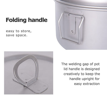 ibasingo 2L steamer fits your pot for healthy trail meals