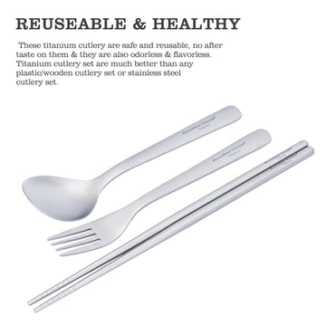 ibasingo titanium utensils non-slip chopsticks stay secure during meals