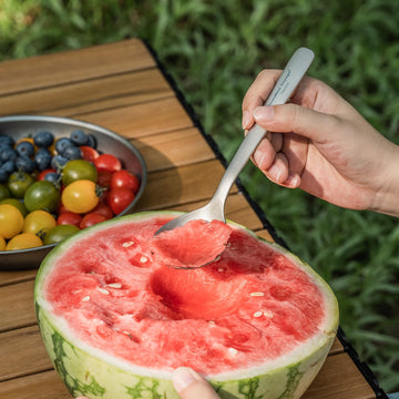 iBasingo spoon edge is smooth and burr-free for safe handling