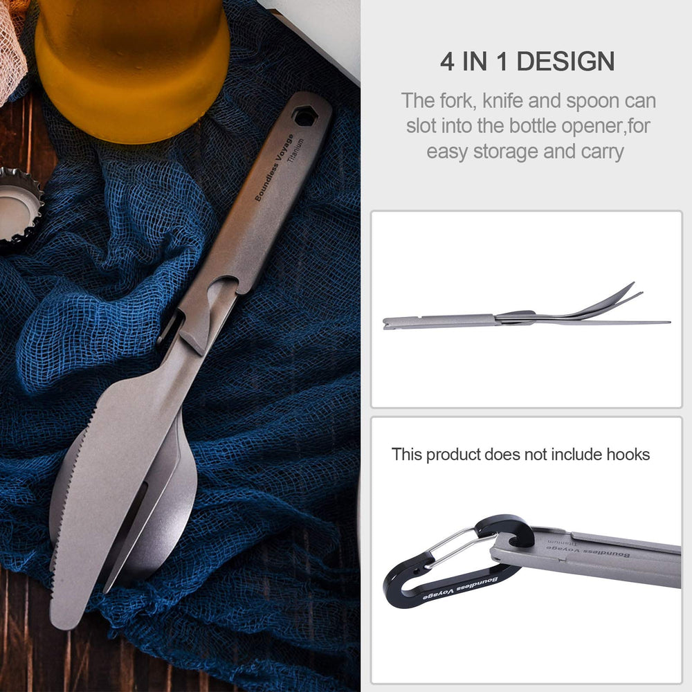iBasingo travel camping kit ready for outdoor meals anywhere