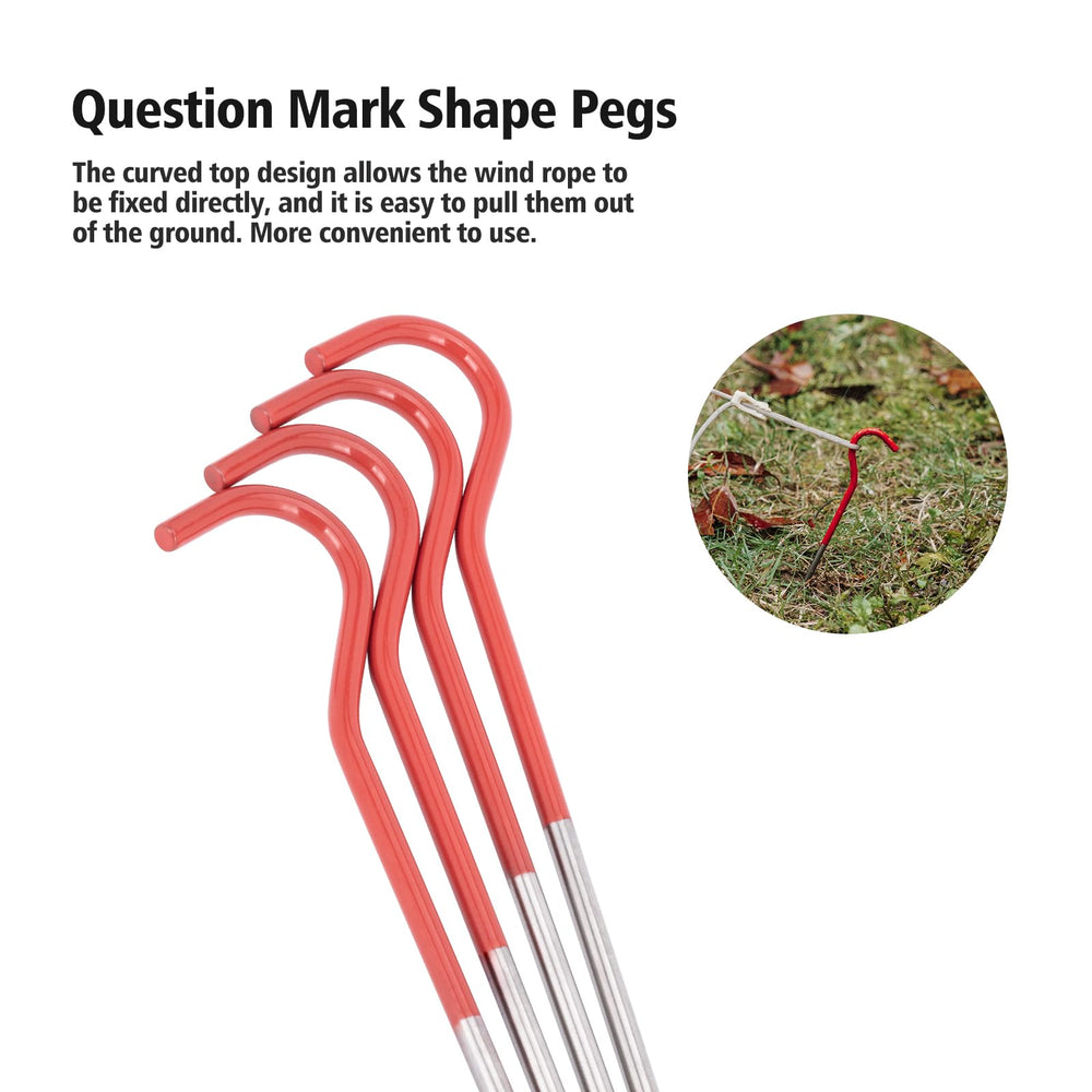 iBasingo ultra-light peg 7.8g each for easy backpacking