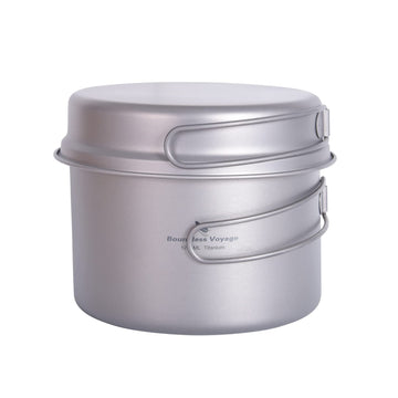 iBasingo ultralight 1200ml pot for solo trekking meals