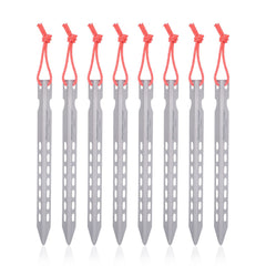 iBasingo ultralight titanium tent pegs 160mm for secure anchoring in varied soils.