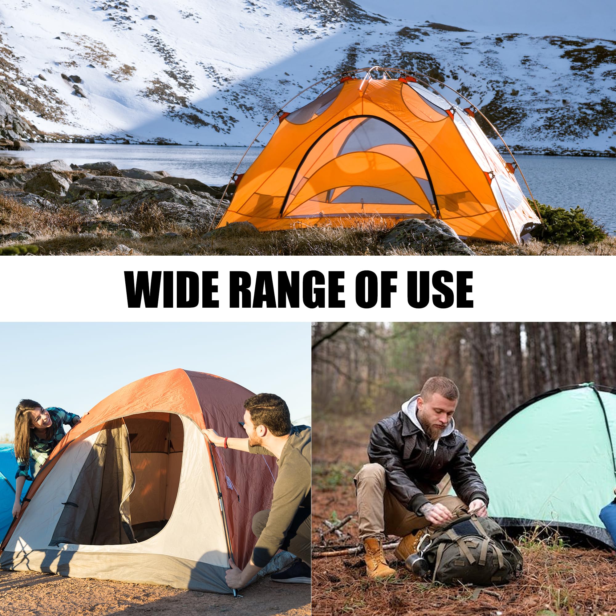Portable kit for setting up ice fishing shelter