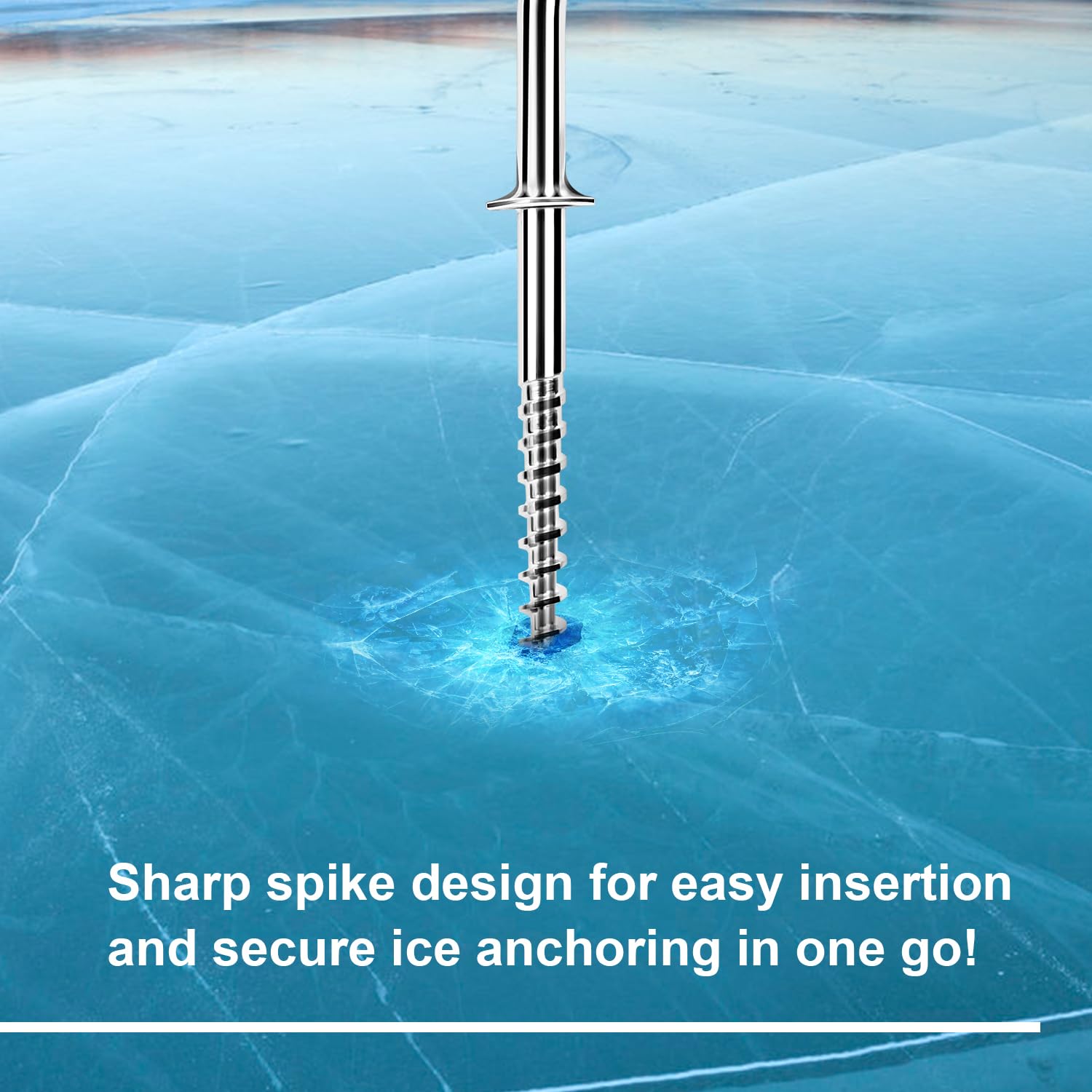 Heavy-Duty Ice Shelter Stakes