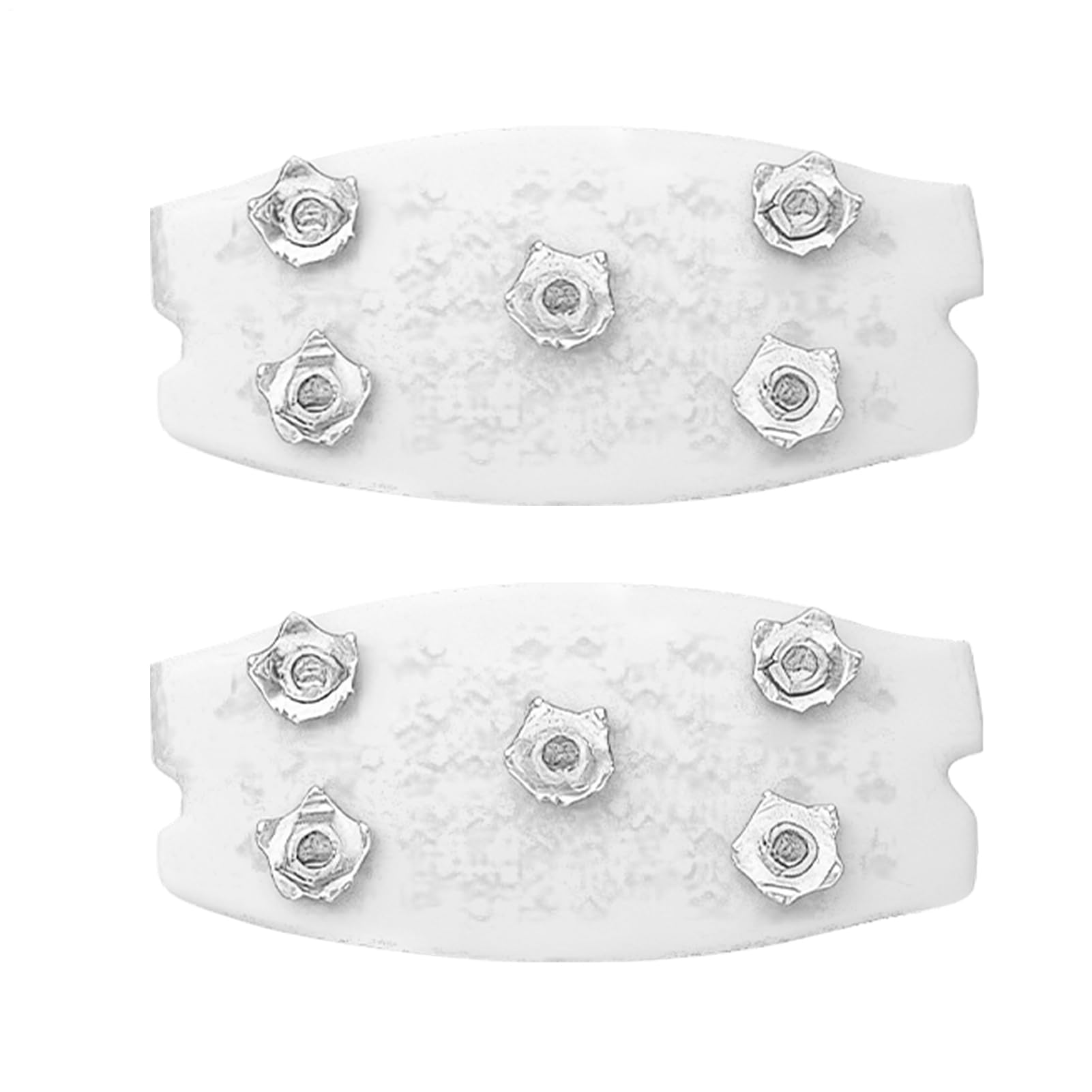 Ice Cleats with durable spikes provide secure traction on icy trails.