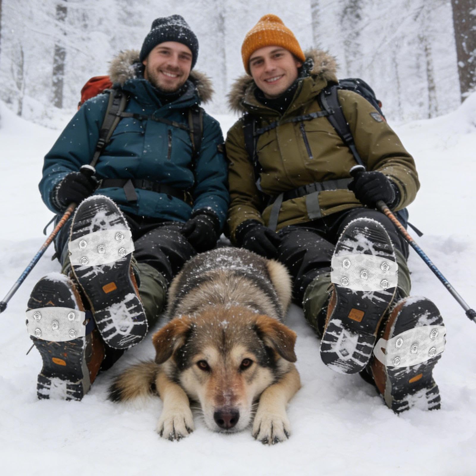 Ice Cleats deliver rugged traction on snow and ice for steady steps.