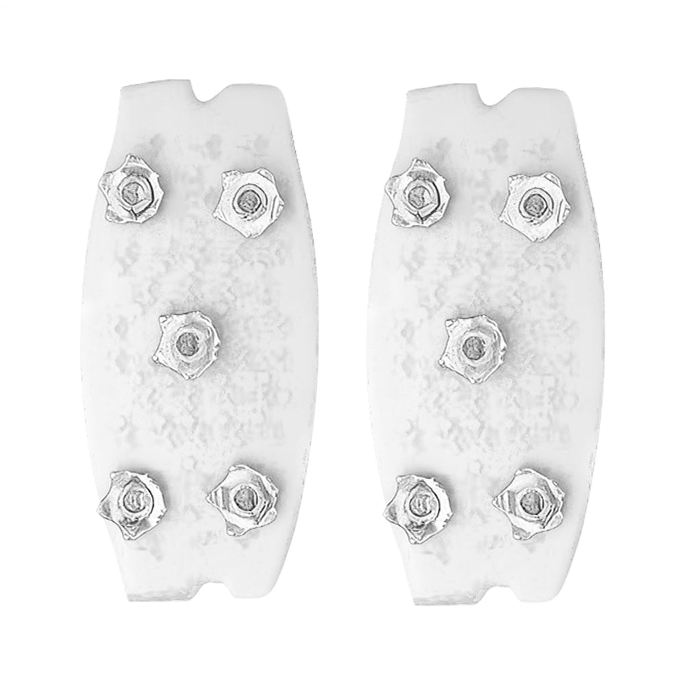 Ice Cleats provide a secure fit over boots for confident mobility.