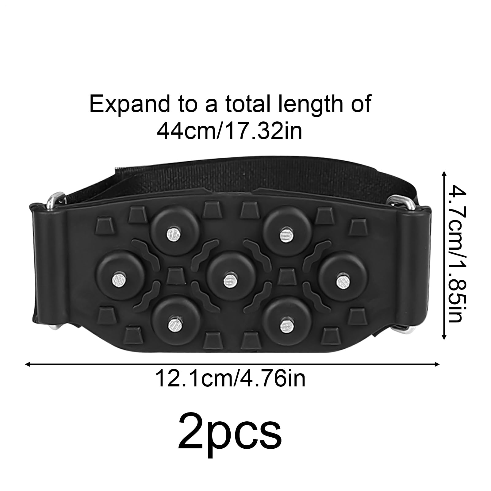 Ice Crampons lightweight and foldable for easy carrying.