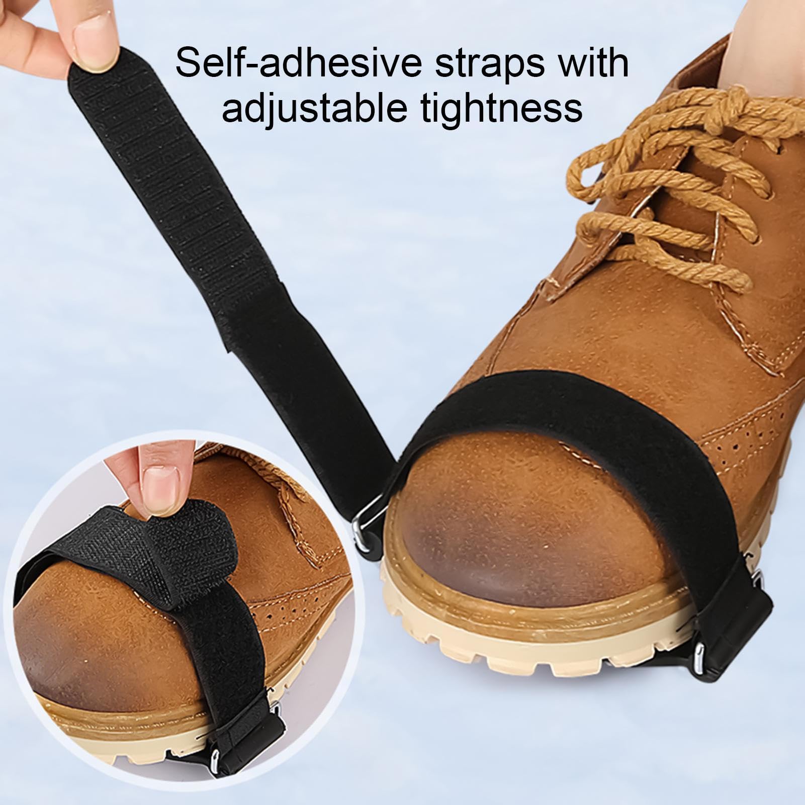 Ice Crampons ideal for winter running on slick trails.