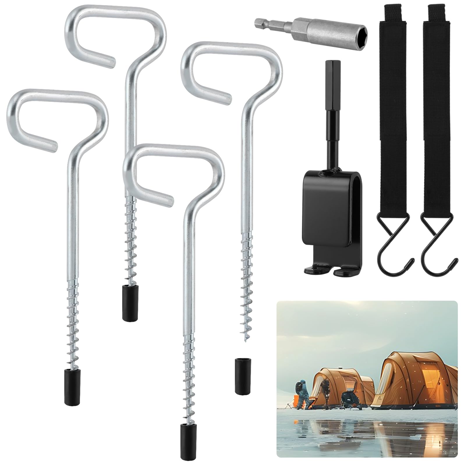 Ice nailer reducing sleeve close-up