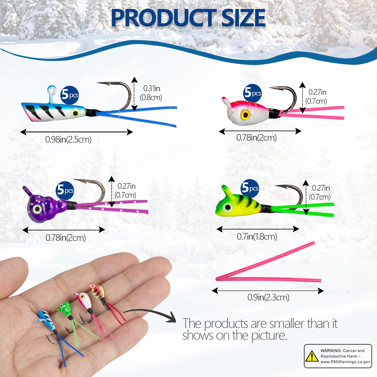 Close-up of willow leaf tail and bright paints on lure