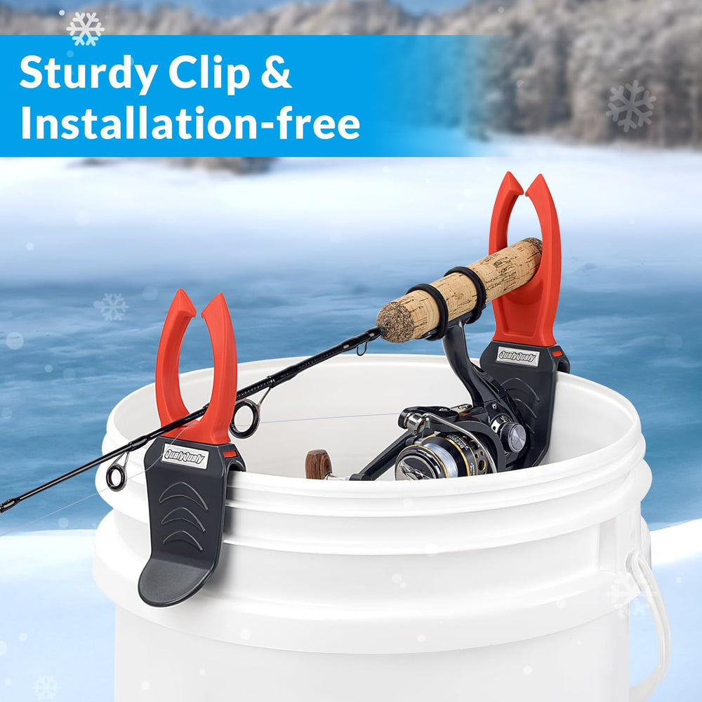 Rod holder compatible with spinning, float, and handheld rods