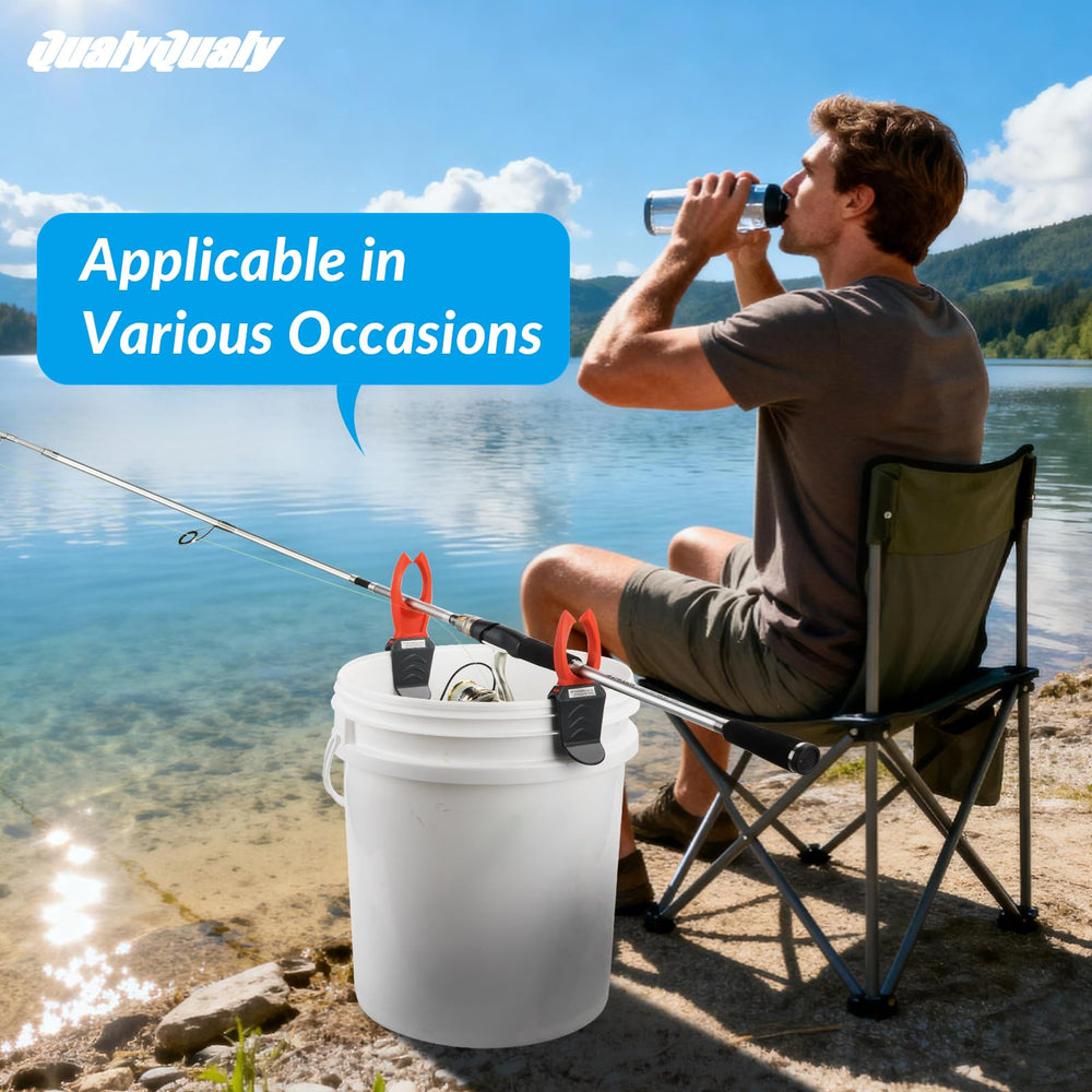 Package contents: two rod holders included