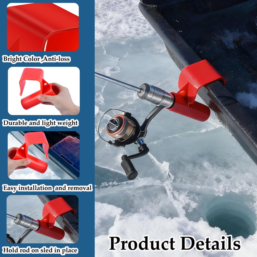 Side view showing 2.3 inch clamp length on sled