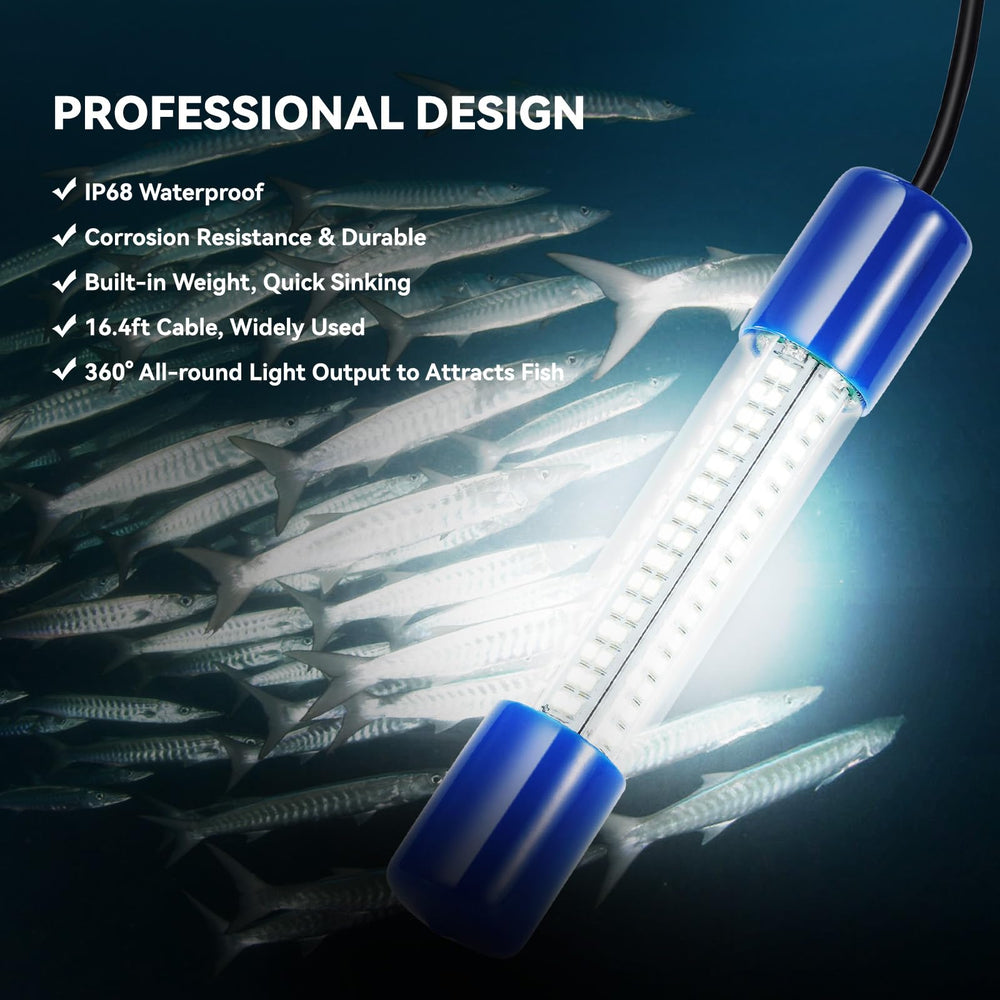 IP68 waterproof submersible ice fishing light construction